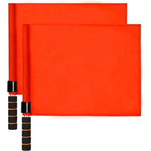 Volleyball Flags Line Judge, 2 count Referee Flags Volleyball Lightweight Referee Equipment for Volleyball, Track and Field