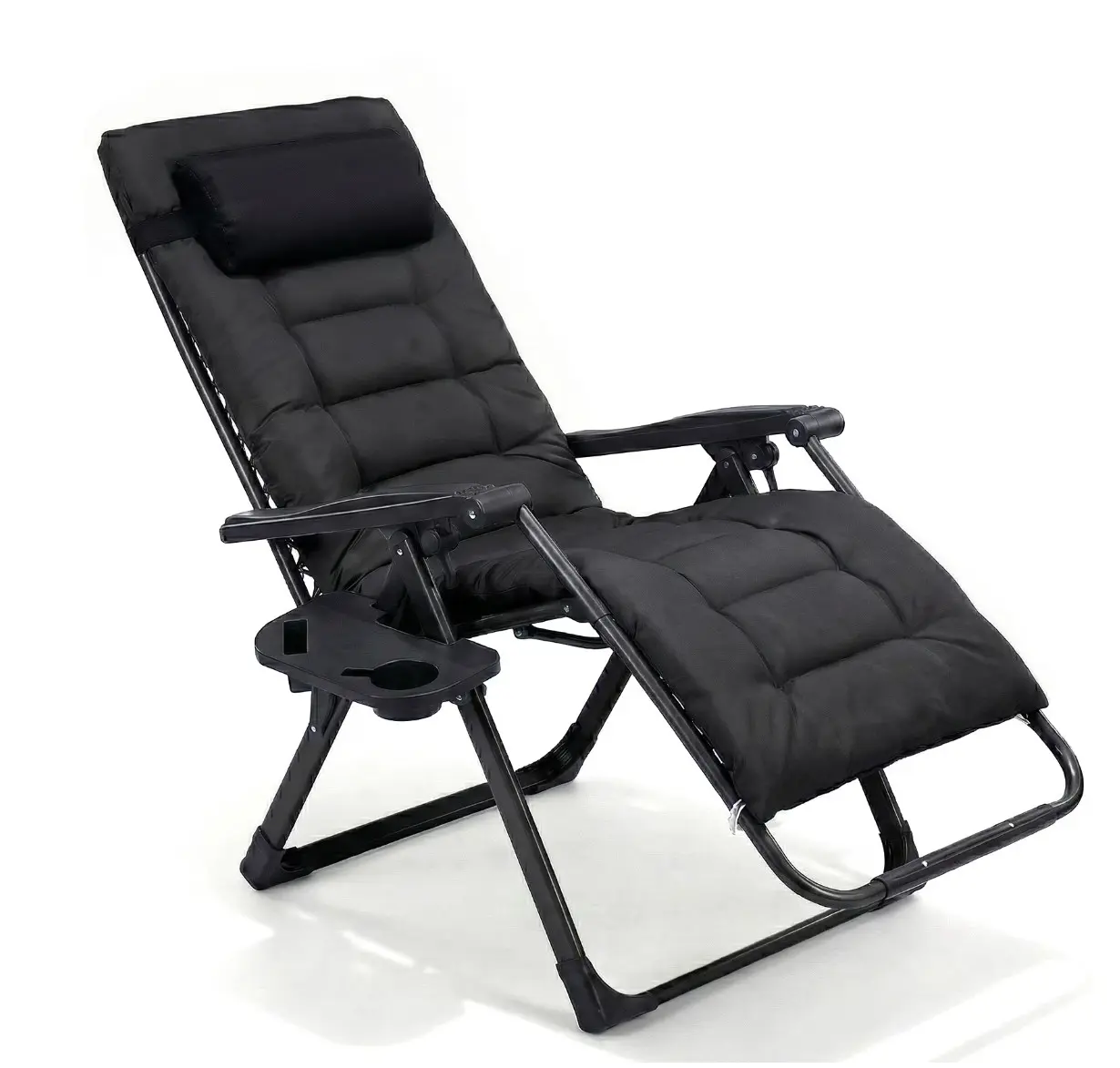 Zero Gravity Chair 440lbs Capacity, Foldable for Outdoor, Black Zero Gravity Chair 440lbs Capacity, Foldable for Outdoor, Black