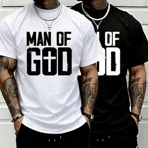 Men’s retro motivational graphic T-shirt featuring a Christian cross faith print; premium cotton tee with an emo rock punk core vibe; heavyweight cotton crew neck—a must-have for vintage parties and streetwear.