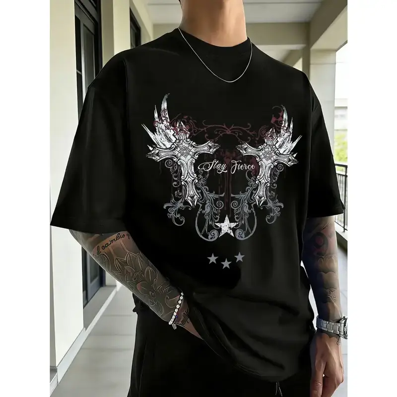 chrome hearts colorful crosses shirt - TikTok Shop