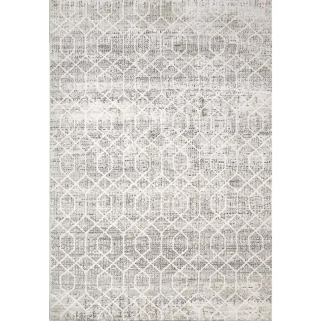 Dynamic Rugs Rori 9354 Ivory Charcoal Modern Machine-Made Rug