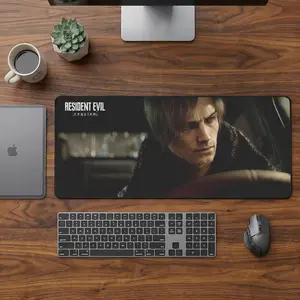 Resident Evil Mouse Pad - Biohazard Desk Mat - Gaming Decor - Large Extended Mousepad