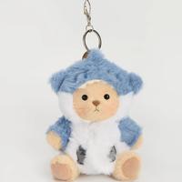 5.9 Inches Blue Shark Brown Mini Bear