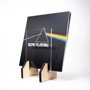 Now Playing Vinyl Record Stand - LP Sleeve Display