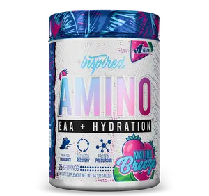 Inspired Amino - EAAs + Hydration - Intra & Post Workout Recovery Supplement with EAAs, BCAAs + Electrolytes (30 Servings) Healthcare Dietary