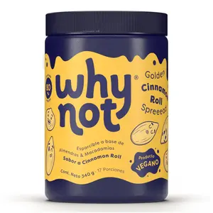 Paranice WhyNot Vegan Almond and Macadamia Spread – Cinnamon Roll Flavor