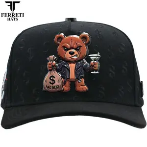 Ferreti Hats FT190 "Bad Bear" Unisex Clothes Hat, Contemporary Luxury-Urban Essence Design, Statement Piece for Rule-Breakers