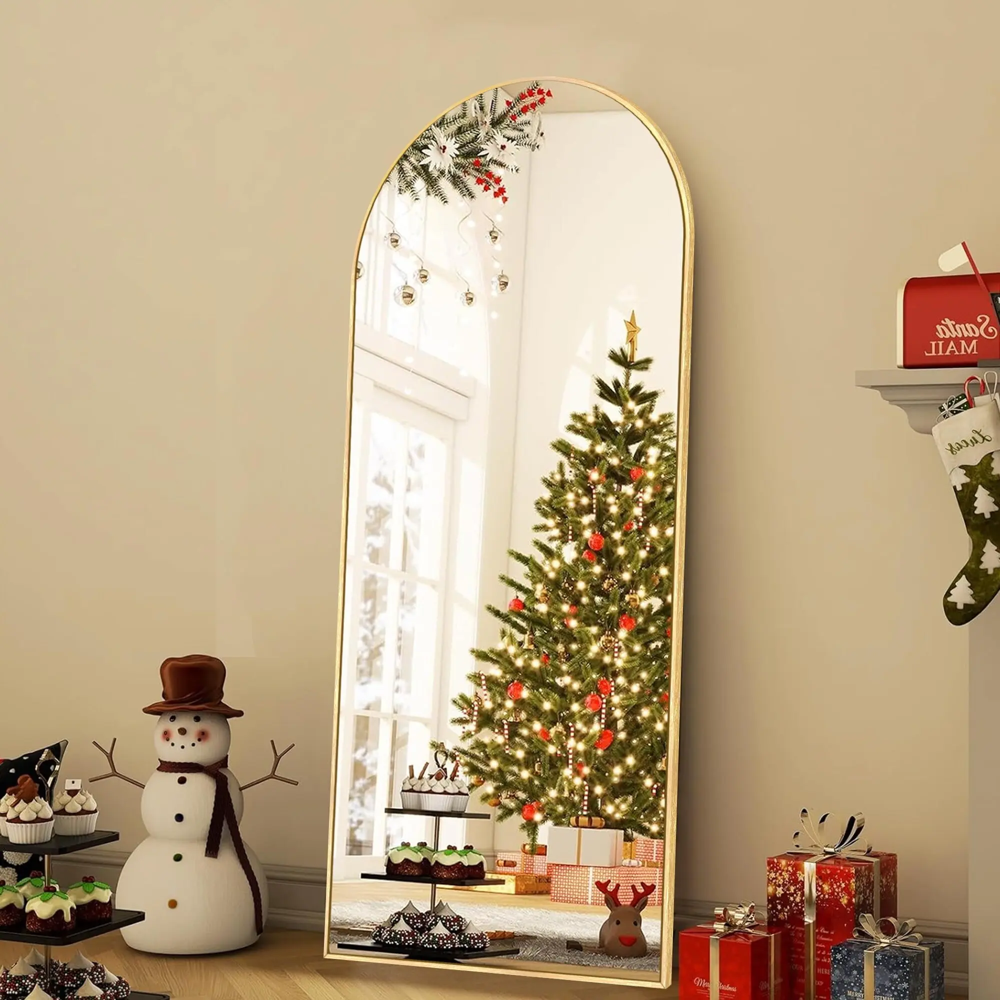 Without LED Arch Gold 64"x21"