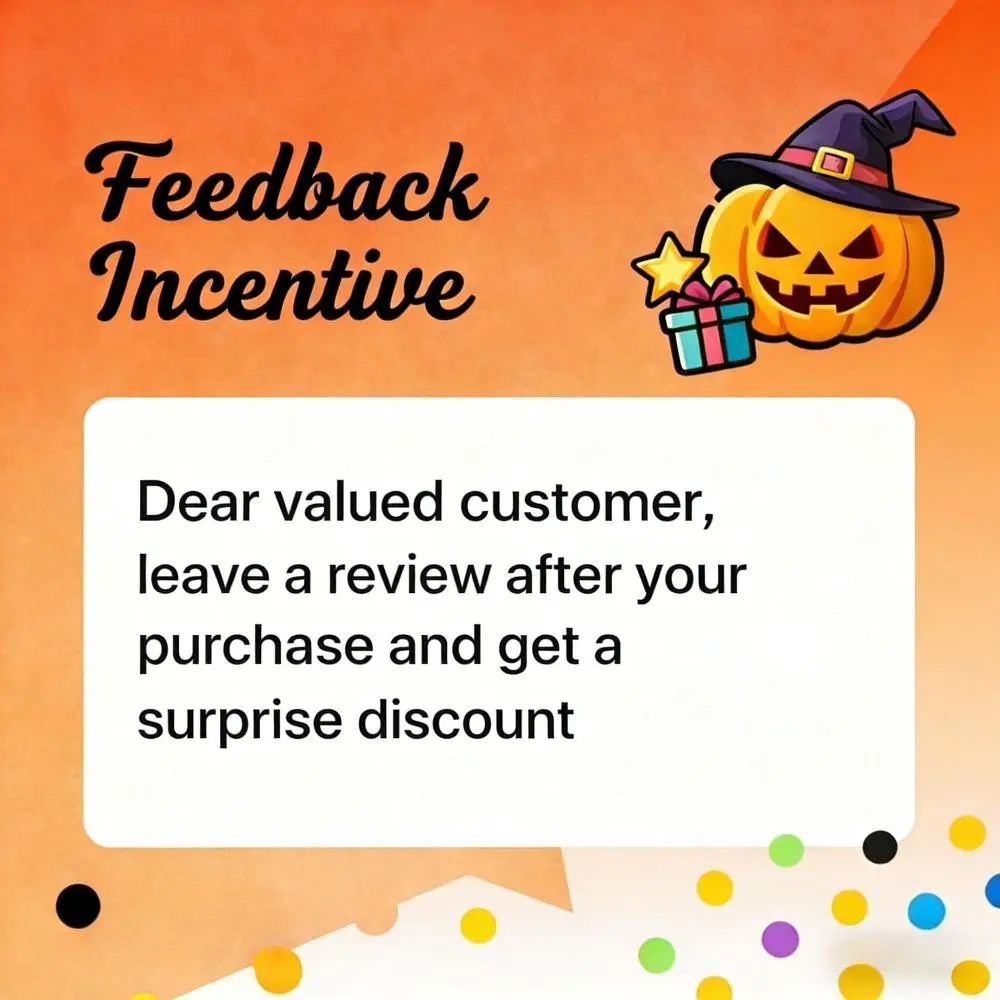 Leave a review after purchase and get a surprise 