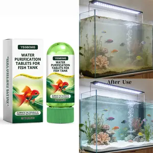 Aquarium Water Purification Tablets, Water Quality Dedicated To Clean Deodorizing Algae Stains Sludge Clear Fish Ponds