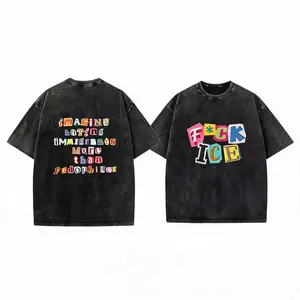 Vintage Washed Anti ICE Magazine Letters Unisex Tee | Cotton Double-Sided Short Sleeve, No One Is Illegal On Stolen Land ICE OUT # AbolishIce # IceOut # HumanRights # DoubleSidedTee ，graphic t-shirts   good graphic tees men's graphic tees funny tshirt