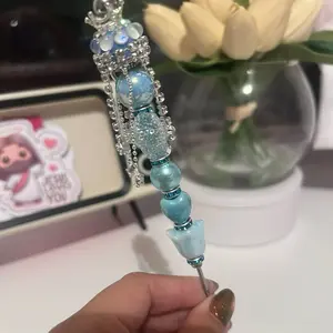 Baby blue Pokey Wand, Vinyl Tool blue 6 Inches Beadable Weeding Tool for Pokey Craft Projects Essential Crafting Accessory