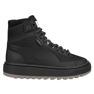 PUMA Mens Suede Winter Mid Lace Up Snow Casual Boots Ankle - Black