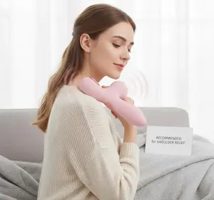 Fascia Gun Small Household Electric High-Quality 2026 New Model Gun Intelligent Massager Shoulder Neck Massager Cervical Heat Therapy Home Use Cervical Massager Mini Electric Silicone Scalp and Body Massager New Multifunctional Massager Holiday Gift