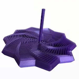 7" Large 3D Print Fidget Expandable Multi Color (Nebula Purple) Star with Handle for Stress Relief or Fun Desk Toy Adult Child Gift #21