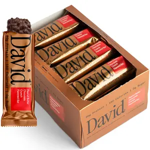 Peanut Butter Chocolate Flavored Bars – 20g Protein 150 Calories 0g Sugar – Includes 12 Bars – High Protein Snack