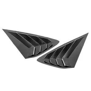 Rear Side Window Louvers Compatible with Honda Accord 2023-2025 Rear Side Window Louvers Air Vent Scoop Shades Cover Blinds Exterior Accessories 2PCS(Matte Black)