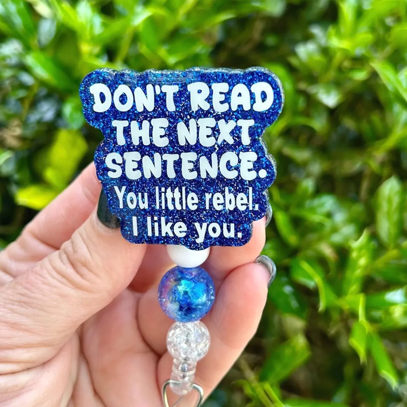 Don’t Read The Next Sentence Badge Reel, Emergency Nurse Badge Holder, Funny Badge Reel, Retractable ID Lanyard, Paramedic Badge Reel