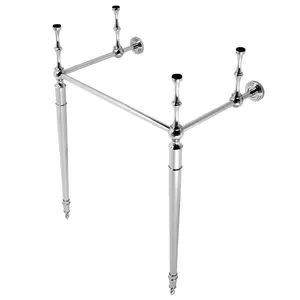 212 MAIN Edwardian 22 in. Polished Chrome Brass Console Sink Legs, Fauceture Bathroom Fixtures Accessory (Model VPB2215331)