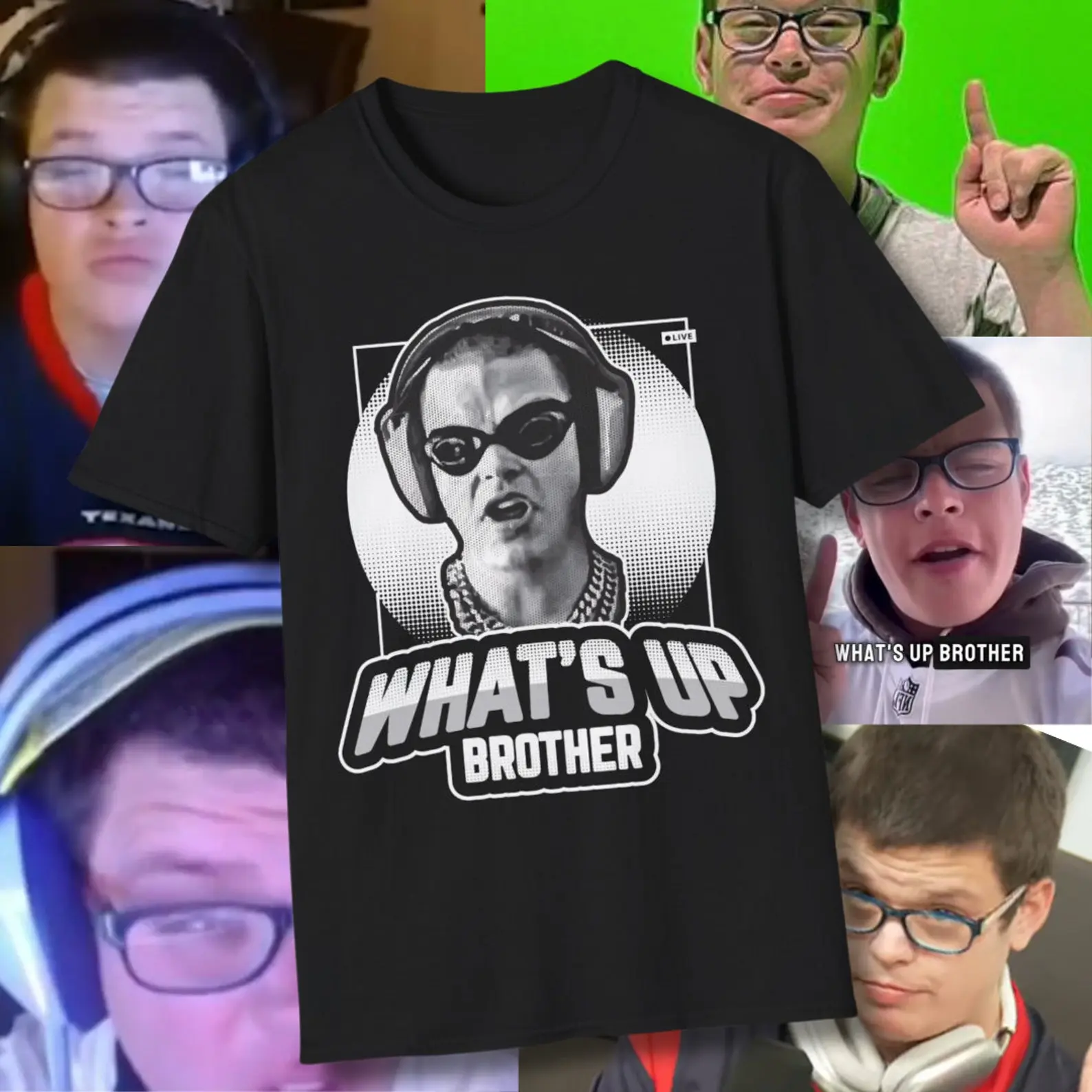 Personalized The Sketch Real Shirt, Twitch Shirt, Streamer Tshirt, What's Up Brother Shirt, Special Players Shirt, Tuesday T-Shirt, Gamer Shirt, Viral Shirt, Funny Shirt, Streaming Sweatshirt, Gift for Her, Gift for Him, Gif for Gfriend