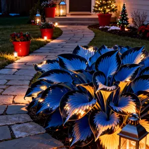 800pcs Non-GMO Hosta Seeds Perennial Shade Plant for Garden Care USA-Made Beginner-Friendly Suitable for All Seasons Easy Care Instructions