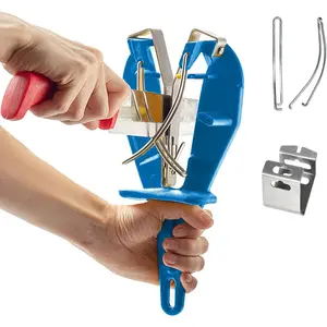 Stainless Knife Sharpener Tool with Bracket, Maintenance Sharpening Tool for Abattoirs Helps Repair Sharpens (Blue)