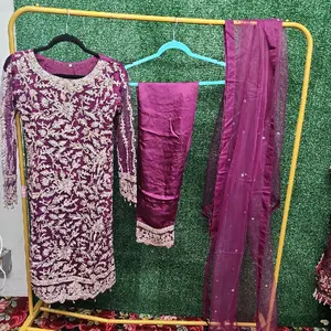 3 piece  heavy embroidery  party wear