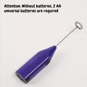 Handheld Mini Electric Whisk Coffee Blender Coffee Cappuccino Creamer Blender Foam Mixing Blender Handheld Egg Beater USB Rechargeable Mixer Handheld Drink Mixer Handheld Beverage Mixer