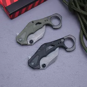 2046 Outdoor Folding Knife, G10 Handle, High Hardness Steel, Outdoor Camping, Driving, Fishing EDC Tool, Best Gift