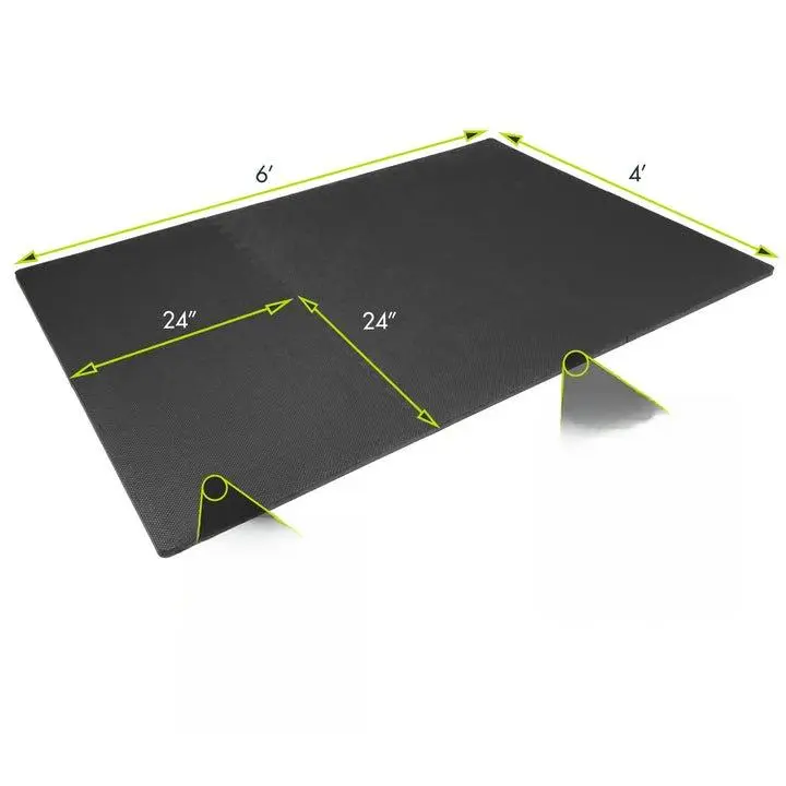 ProsourceFit Exercise Puzzle Mat 3/4" | Interlocking Foam Gym Floor Tiles