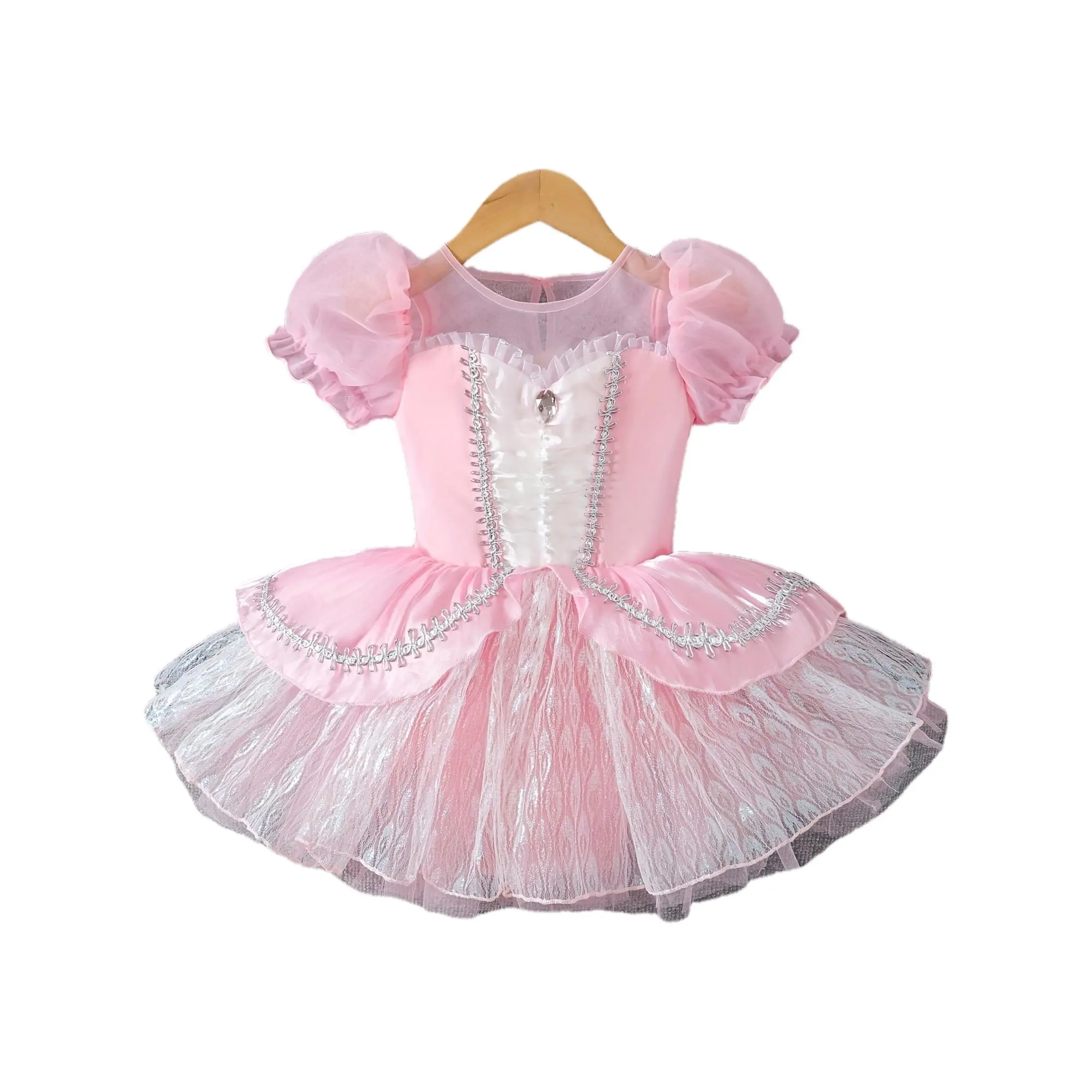 Girl's Fluffy Mesh Ballet Tutu Skirt