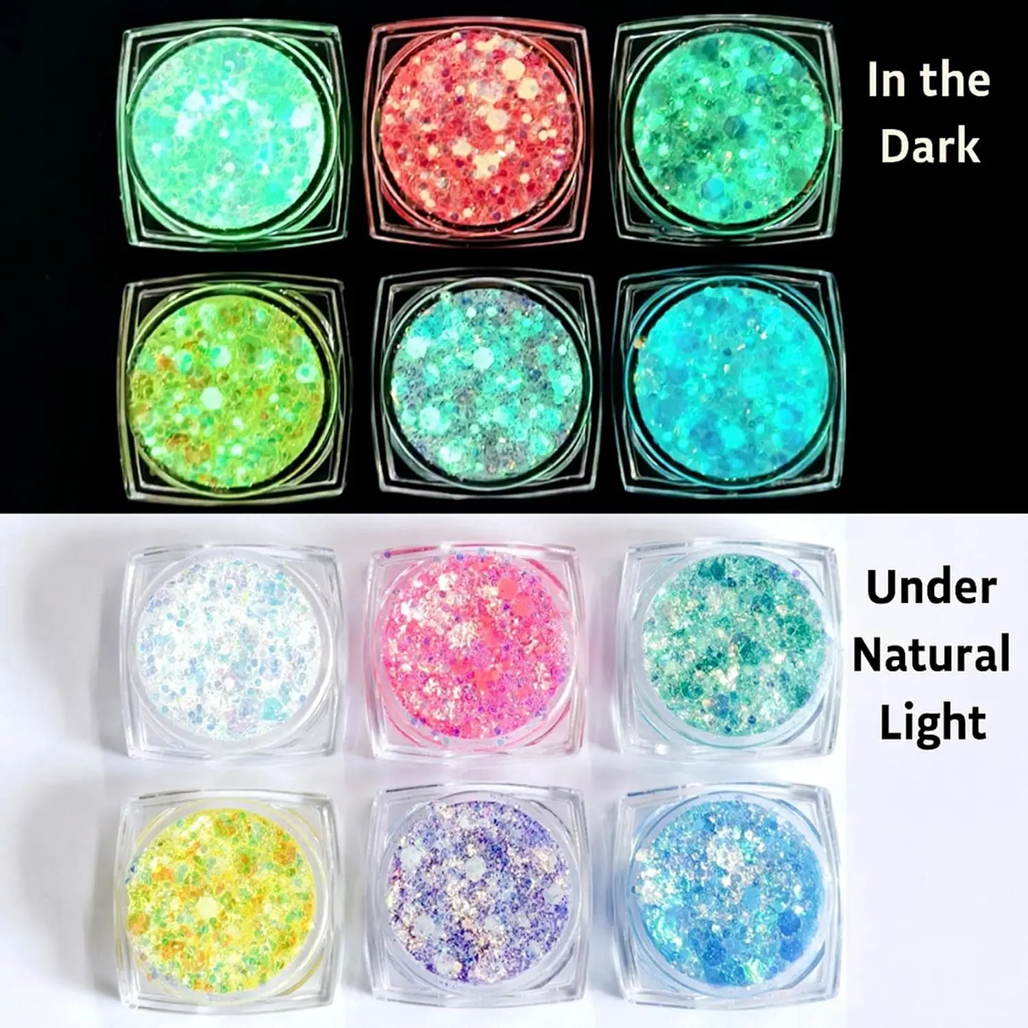 Glitter for Face and Body Painting Makeup Shimmer,Easy Apply, Versatile and Fun for Youth Halloween, Festivals, No Harmful Substances