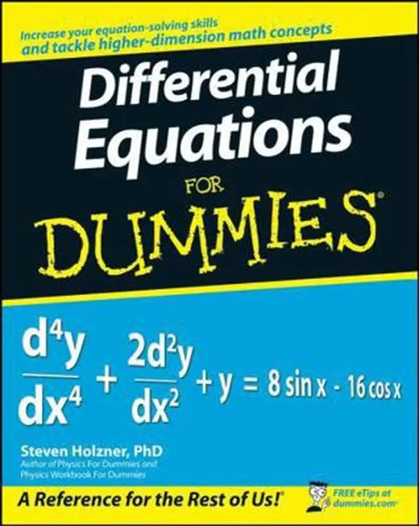 USED Book - Differential Equations for Dummies by Holzner, Steven (Paperback) - english