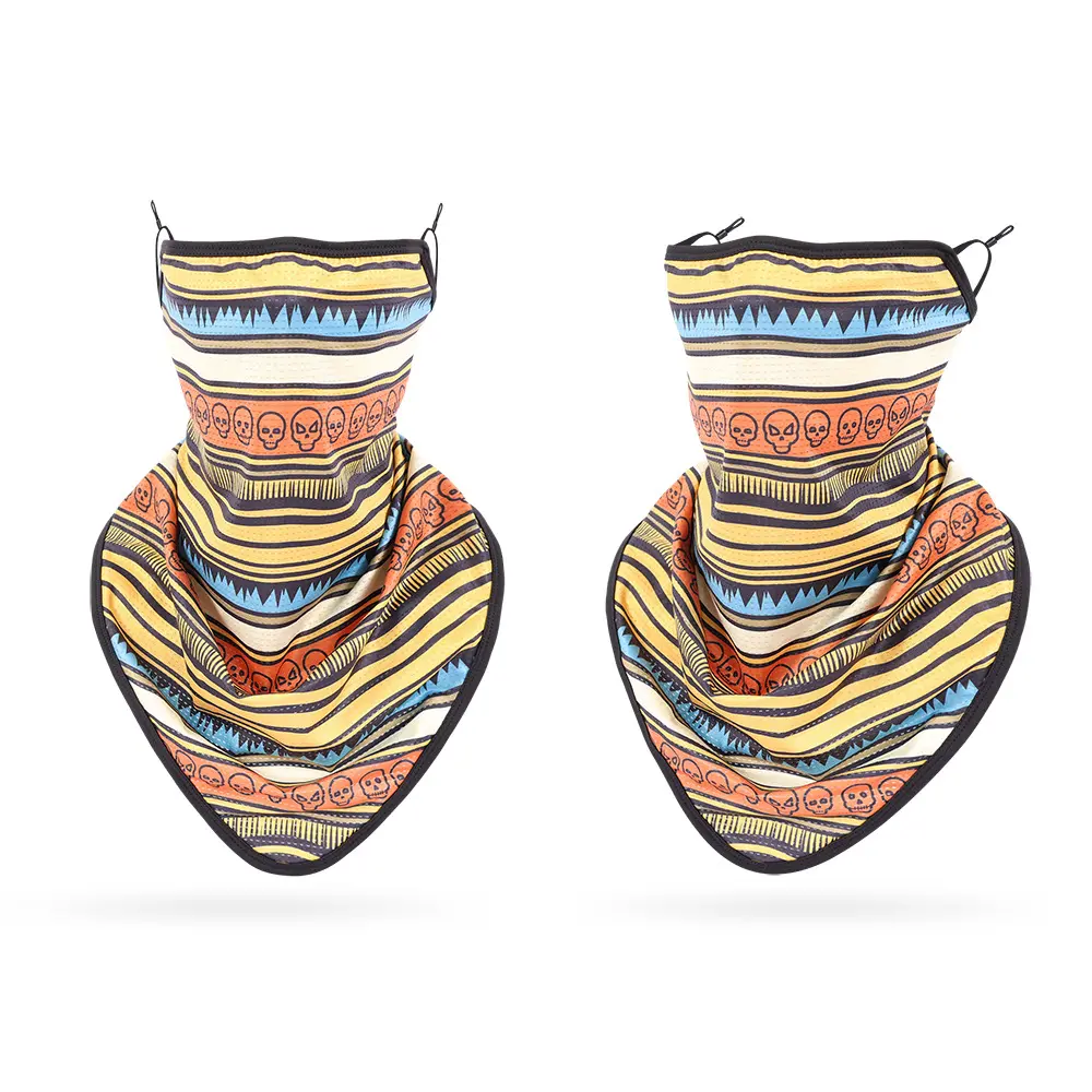 Little yellow and black skull