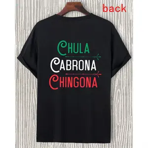 Mexican Chola Chingona Hoodie Men's Long Sleeve Hooded Graphic Print Streetwear Baddie Aesthetic Aztec Latino Cultural Apparel Menswear Sweatshirts