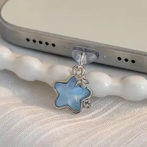 Phone Dust Plug Decoration Hanging Pendant For Type-C Smartphone Cellphone