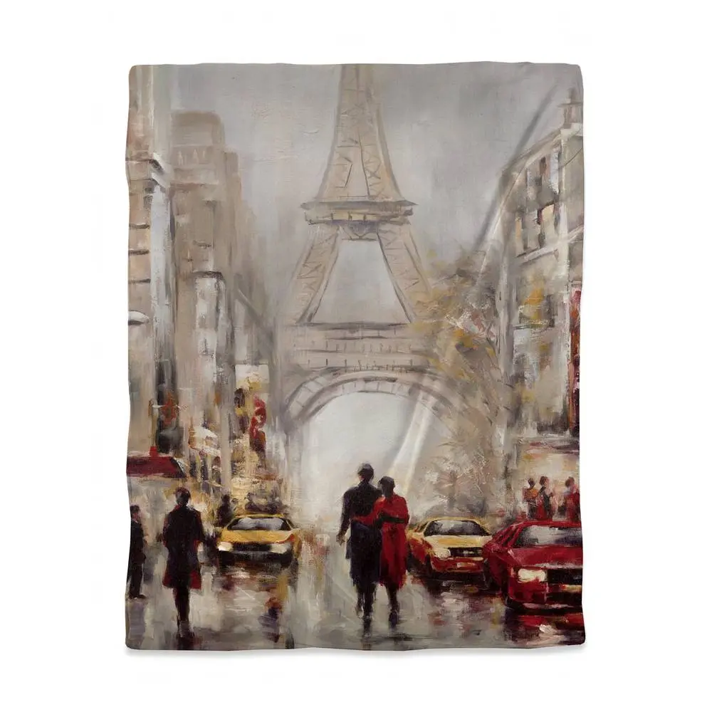 360 Stand Twin Size Microfiber Duvet Cover - 3817-VWCT-CI127 Busy Paris Street Design, Eiffel Tower Print, Contemporary Look, Microfiber Face, Textile Bedding Linen Home Decor, Paris Scene, Bedding Inspo, Luxury Bedding, Modern Bedroom, Bed Covers, Art Pr