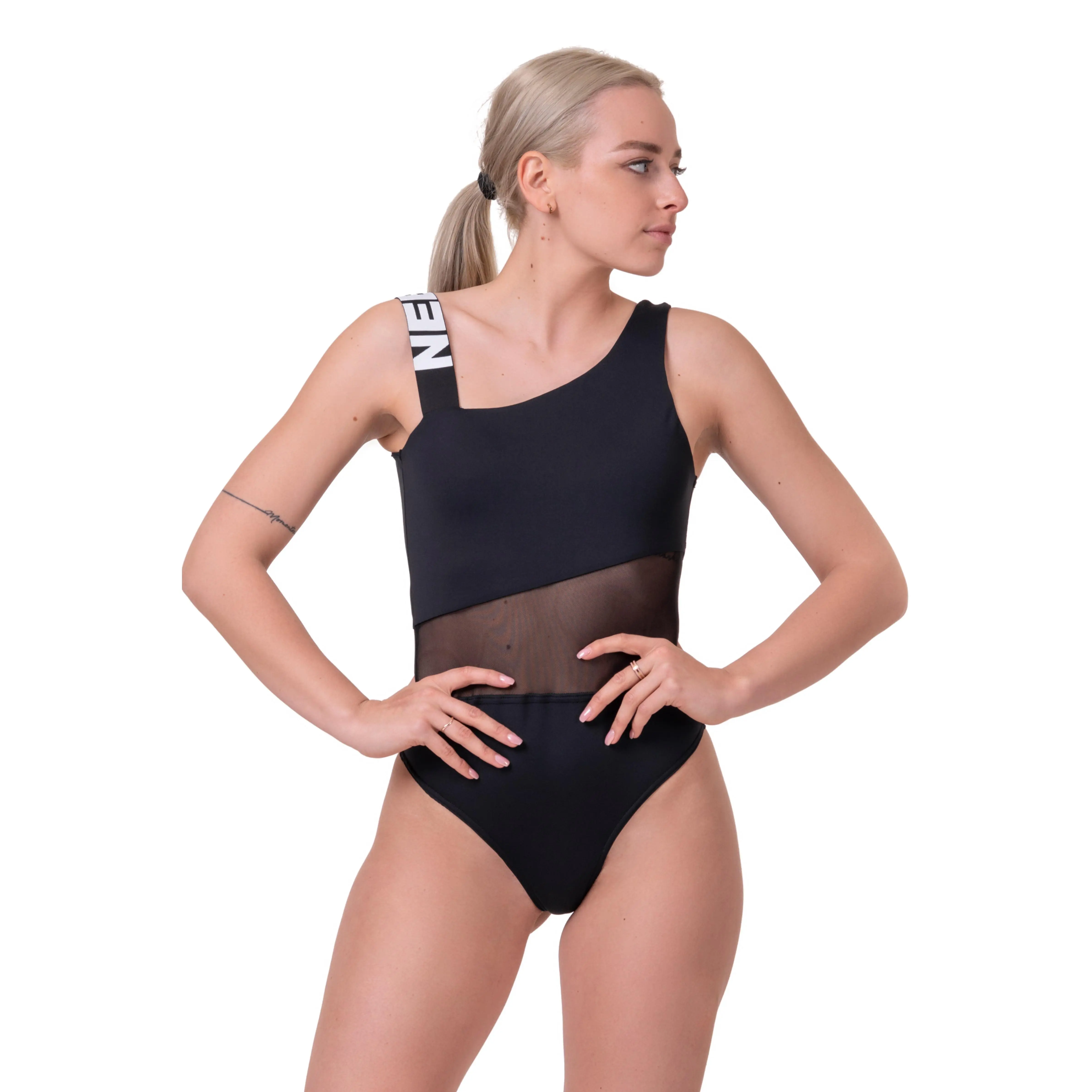 NEBBIA 559 One-Shoulder Sporty Bathing Suit