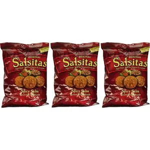 Salsitas Spicy Salsa Chips 3oz Bags (3)