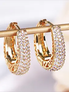 Elegant Zircon Women's Earrings, Perfect Valentine's Day & Christmas Gift, Wedding Engagement Jewelry, Fashion Accessories