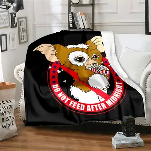 Gremlins 19 pattern printed blanket, a blanket for the living room, bedroom, office and lunch break, a portable blanket suitable for all four seasons, a holiday gift for family and friends, and a Christmas deco