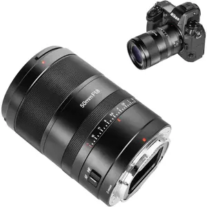 7artisans AF50mm F1.8 Auto Focus Camera Lens Compatible with Nikon Z Mount Cameras, 5 Special Glasses(2 HR, 2 APSH, and 1 ED) Metal