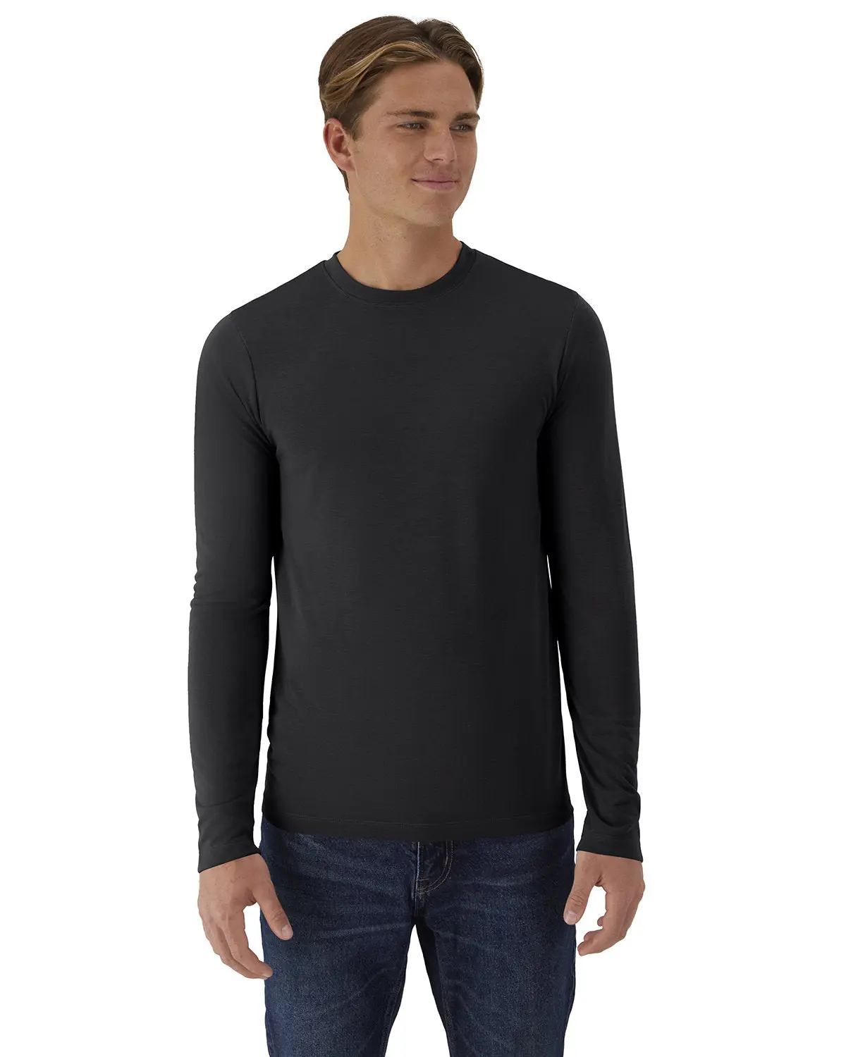 Hanes 484L Cool DRI Cotton Touch Long Sleeve T-Shirt