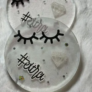 Extra Blink Resin Coaster Stylish Tableware