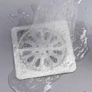 Hair Catcher Drain Cover, 10 Pieces Per Pack, Bathroom Sink Strainer Filter Mesh, Debris, Anti Clogging, Kitchen Drain Protector, Home Essential Bath Accessories