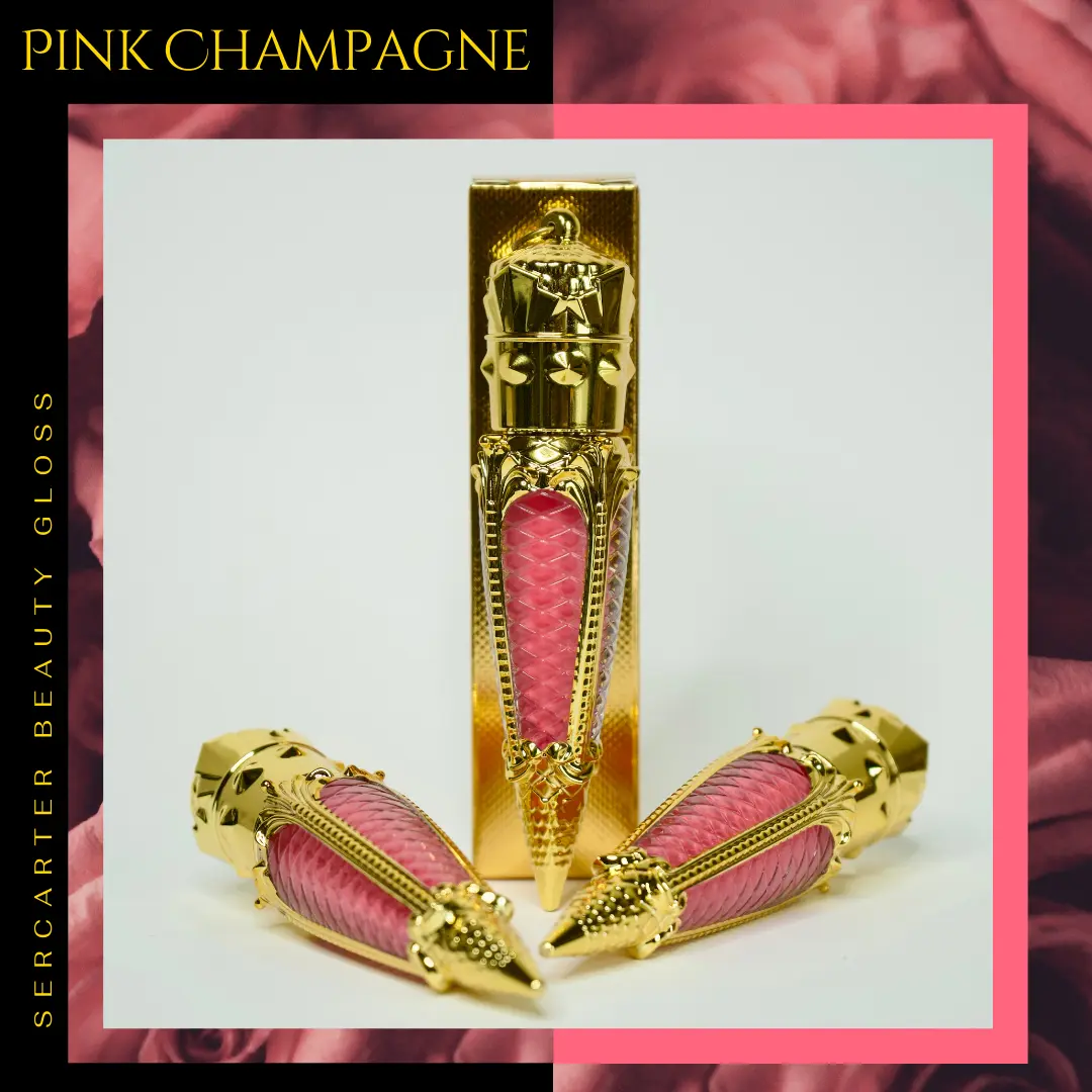 SerCarter Beauty Gloss - Pink Champagne Revive & Shine For Radiant Lips