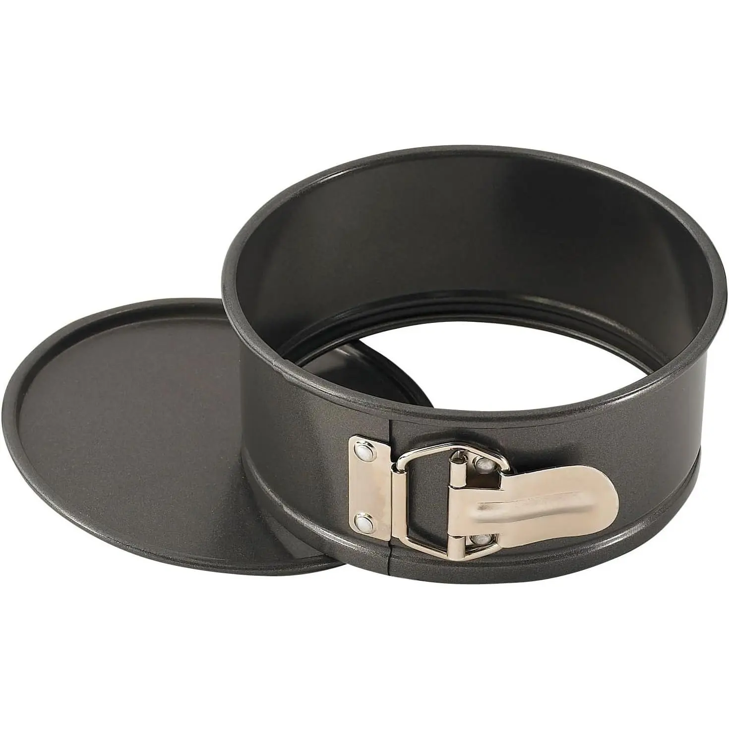Springform Pan with Detachable Bottom, 6-Inch, Aluminized Steel,Black