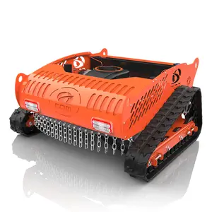 New Hot Selling RC Robot Lawn Mower Small Gasoline Four-Stroke Electric Crawler Diesel Remote Control Lawn Mower