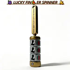 JAJOIITOY 2026 New EDC Fidget Toy Lucky Metal Stress-relief Finger Spinner,Gift for Friends,Game Toy for Party.