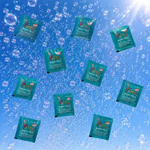 Bubble Solution Packets (10-Pack), Portable 10ml Travel-Friendly Bubble Liquid Refills for Kids Guns and Blowers, Spill-Free Party Favors